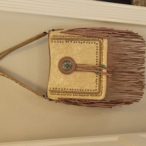 Western Fringe Shoulder Handbag